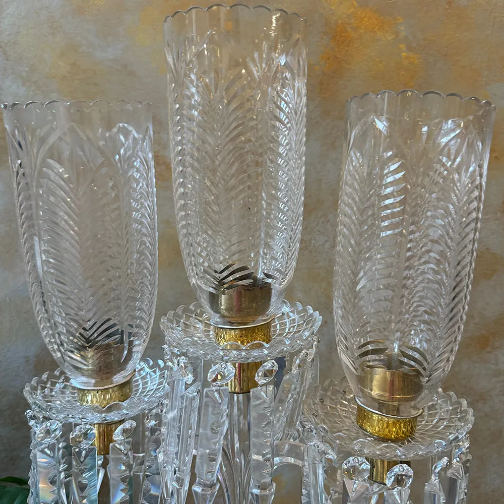 Inaaya Crystal Table Candle Chandelier