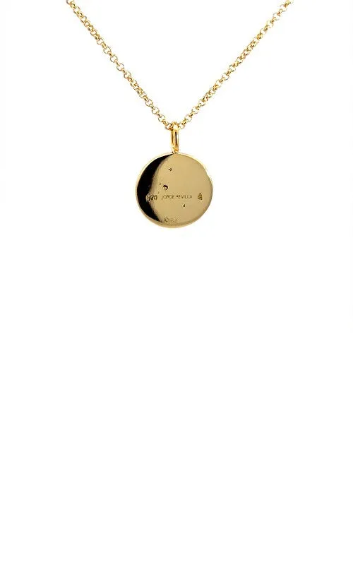 Jorge Revilla Sterling silver and Gold Plated 'Planetarium' Necklace  G15292