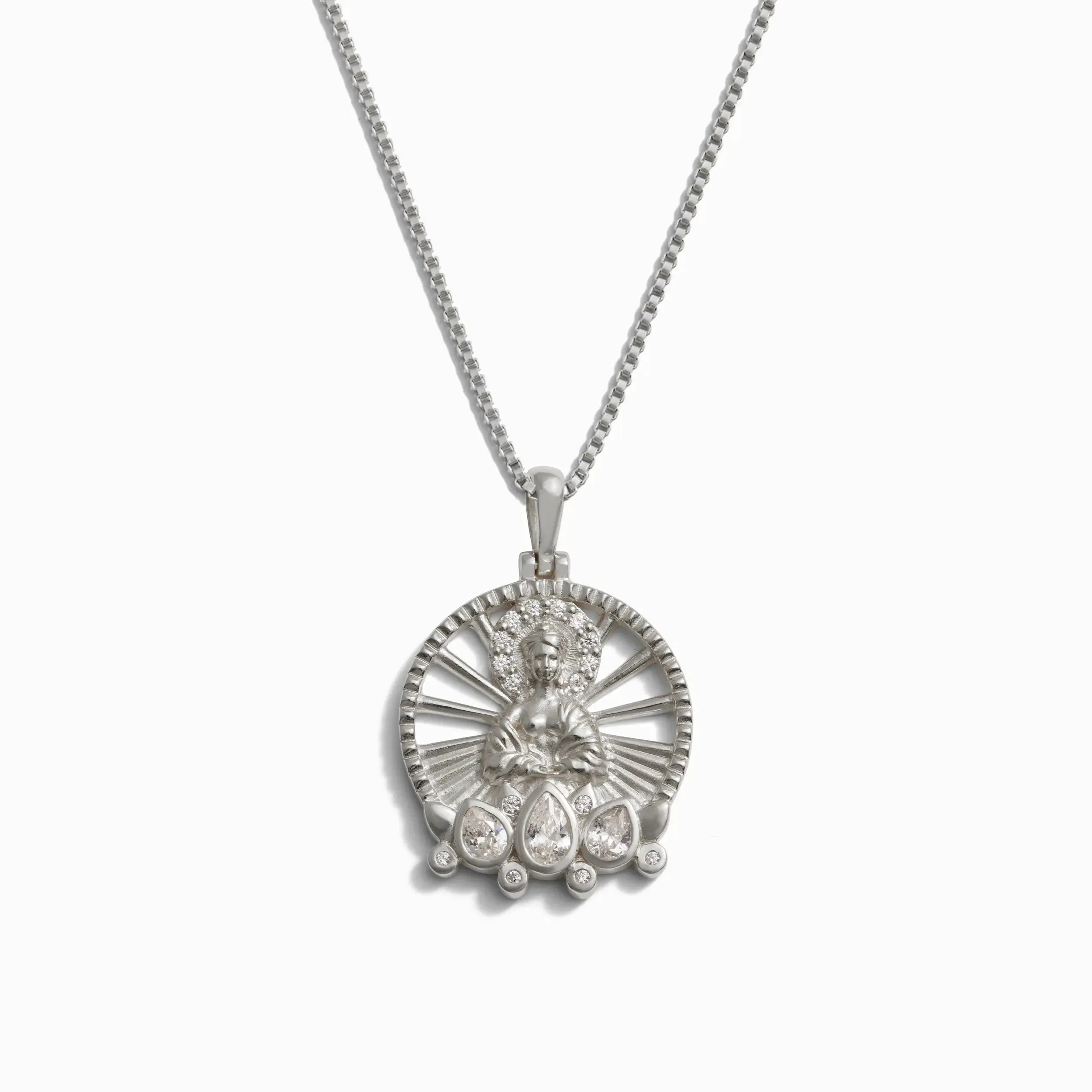 Lady Buddha Goddess Necklace