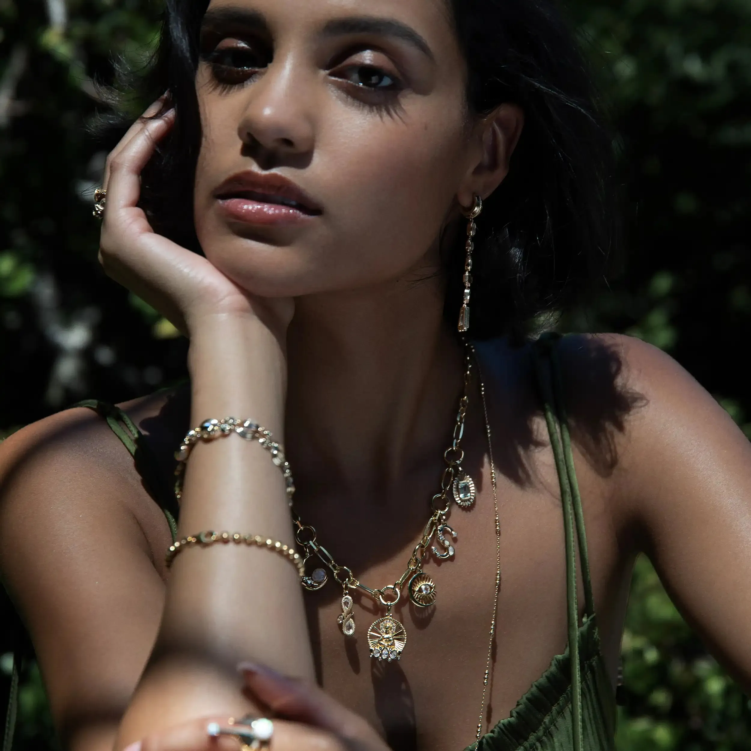 Lady Buddha Goddess Necklace