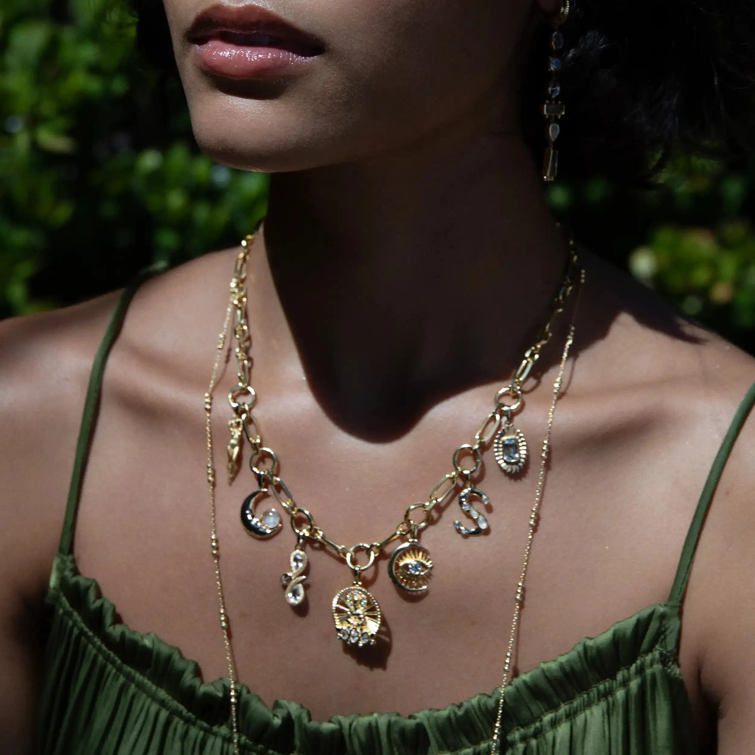 Lady Buddha Goddess Necklace