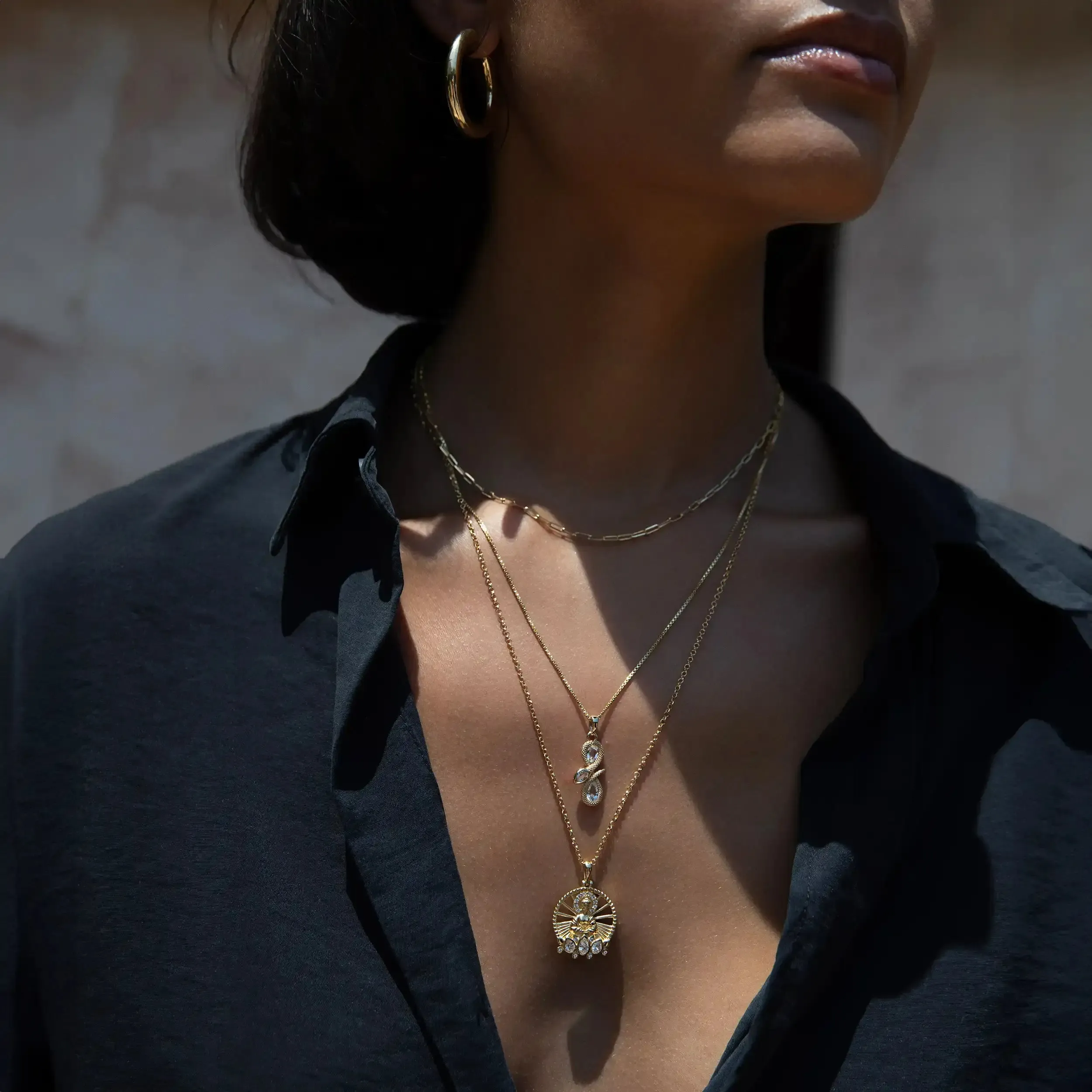 Lady Buddha Goddess Necklace