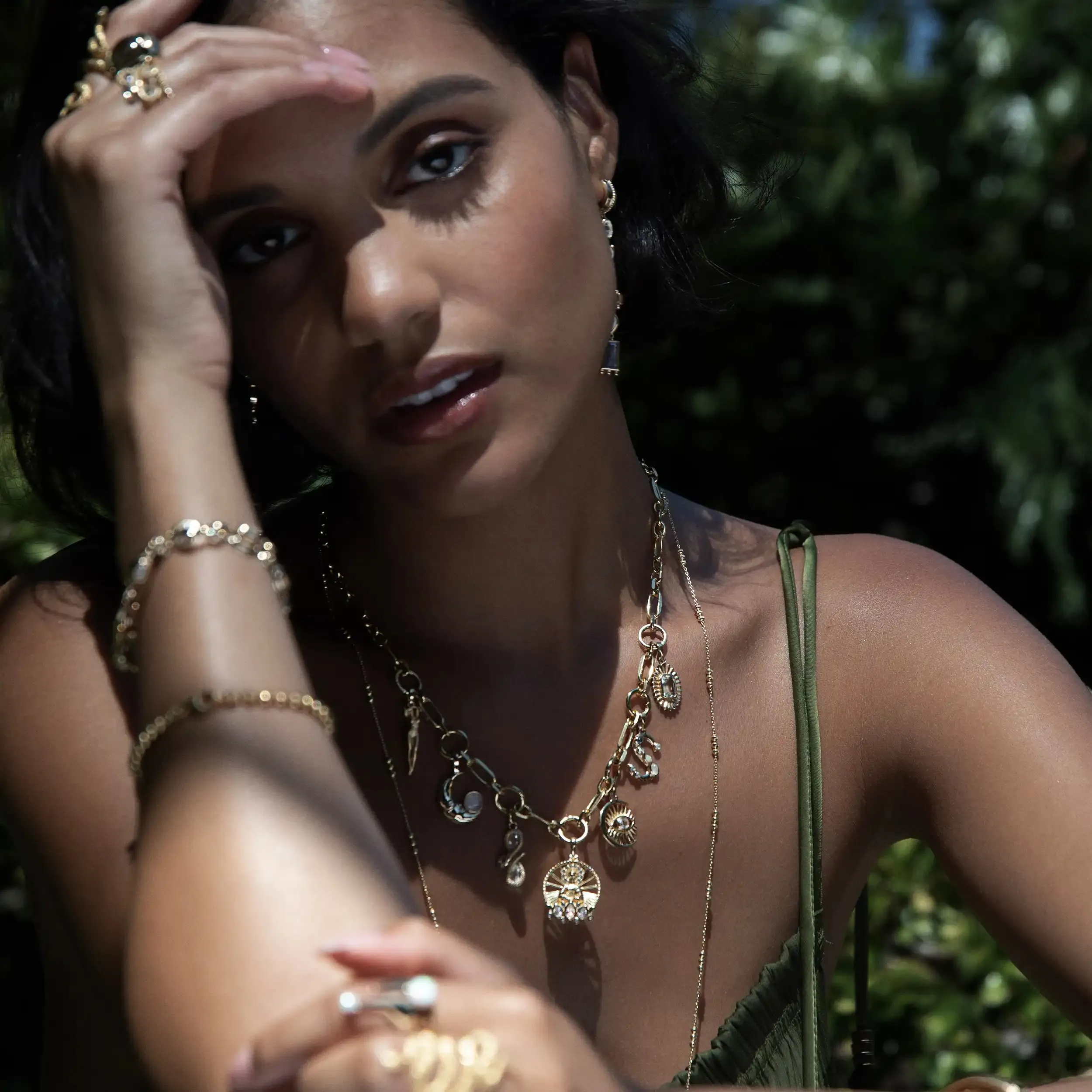 Lady Buddha Goddess Necklace