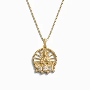 Lady Buddha Goddess Necklace