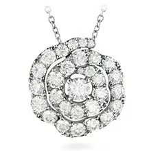 Lorelei Diamond Floral Pendant