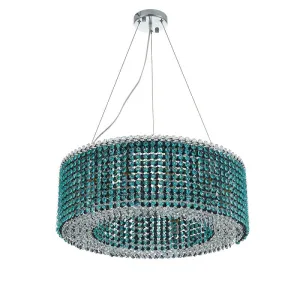 Luxury Italian Style Crystal Ceiling Round Pendant Lighting Fixture
