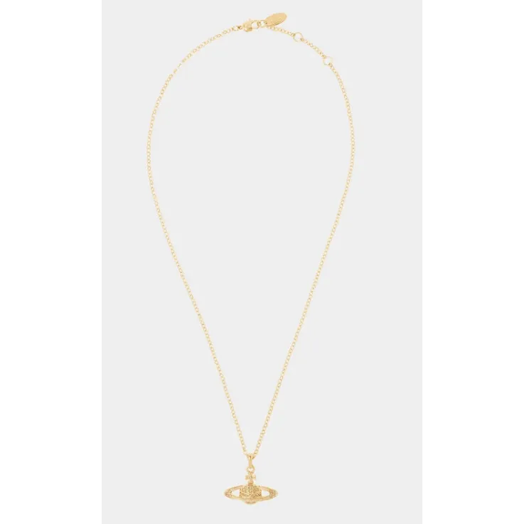 Mini Bas Relief Pendant Gold/Light Topaz