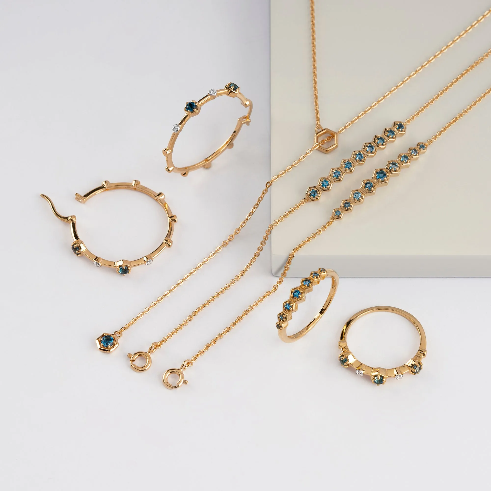 Moderne Glam Topas Lasso Halskette