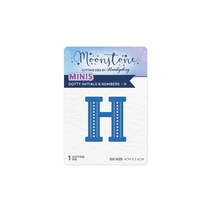 Moonstone Dies - Dotty Initials & Numbers - H