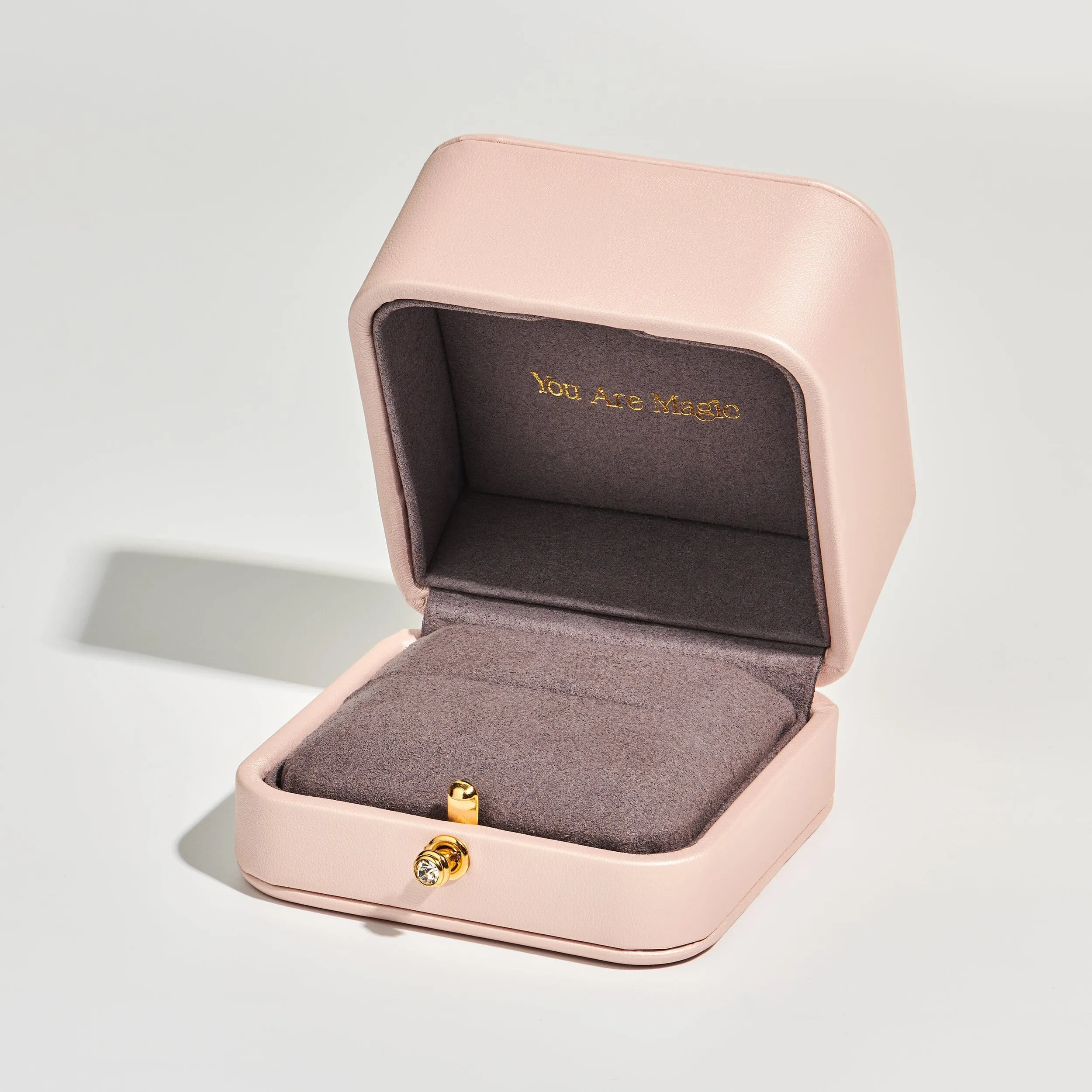 Moonstone Lab Diamond Ring - Princess