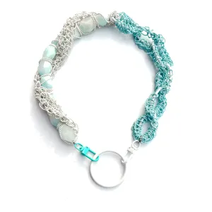 MPR x THE IMAGINARIUM: Aqua White Chrysoprase Chain Links Necklace