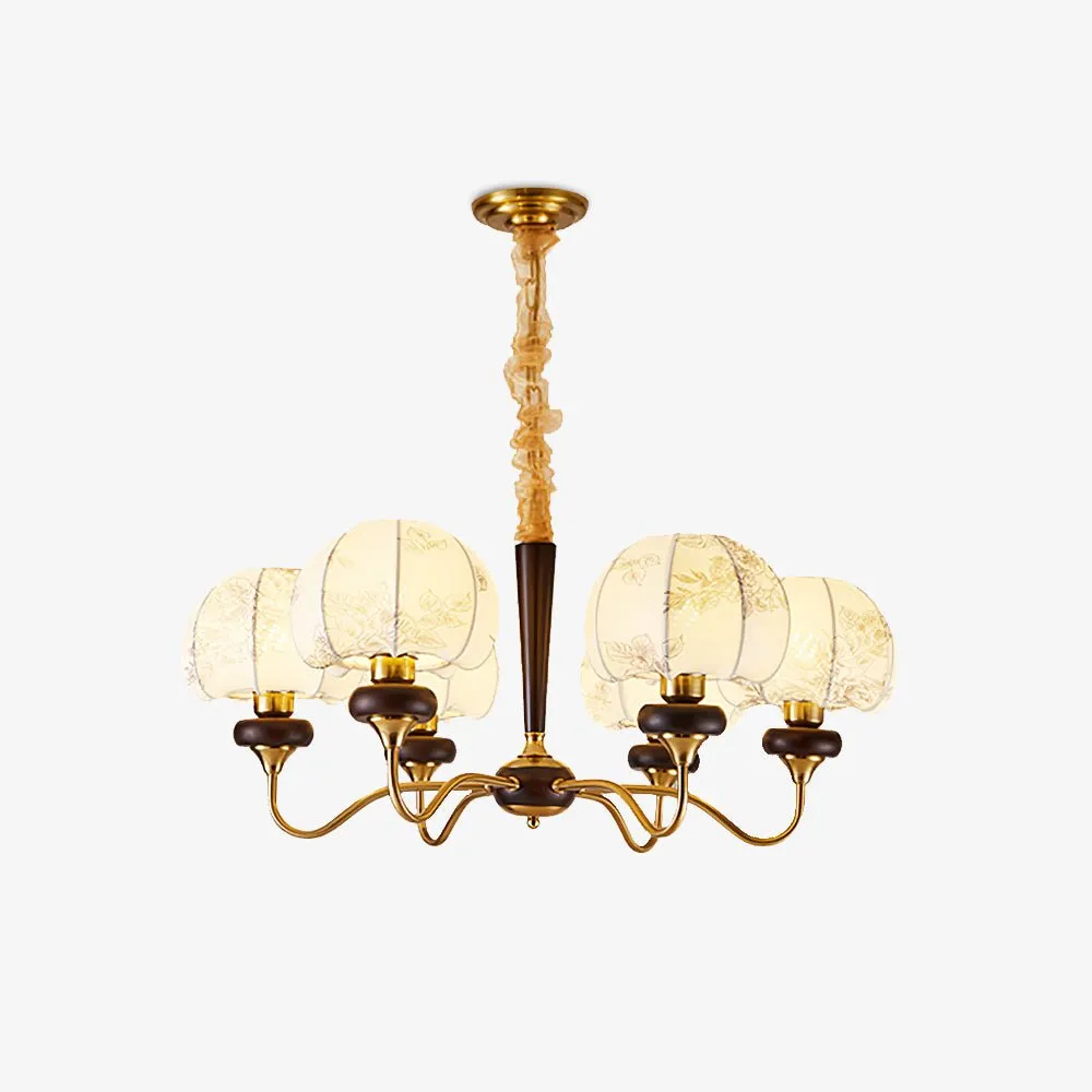 Mushroom Fabric Chandelier