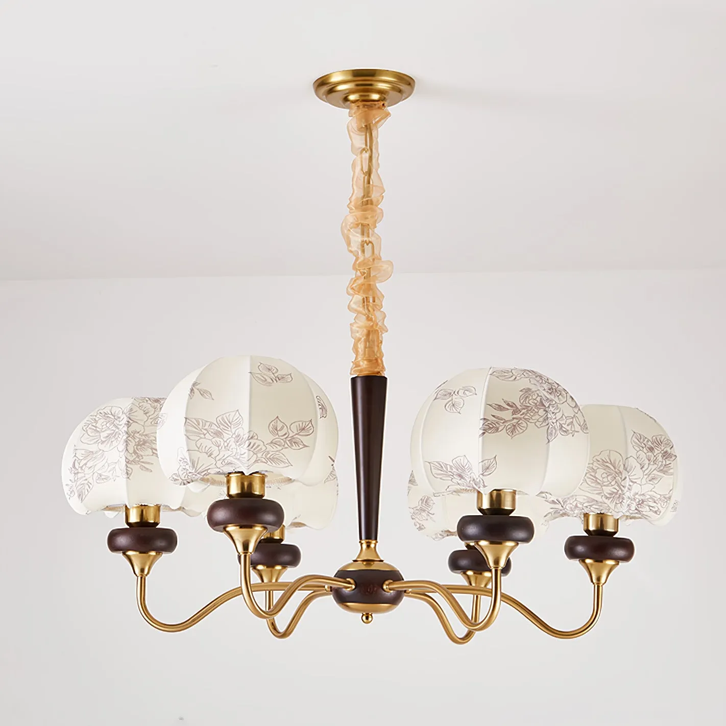 Mushroom Fabric Chandelier