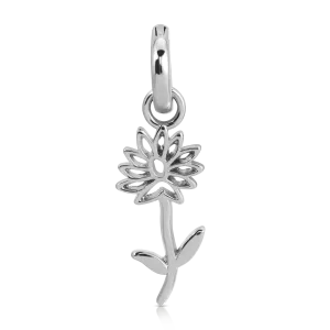 November Topaz Birthstone Charm - Flower