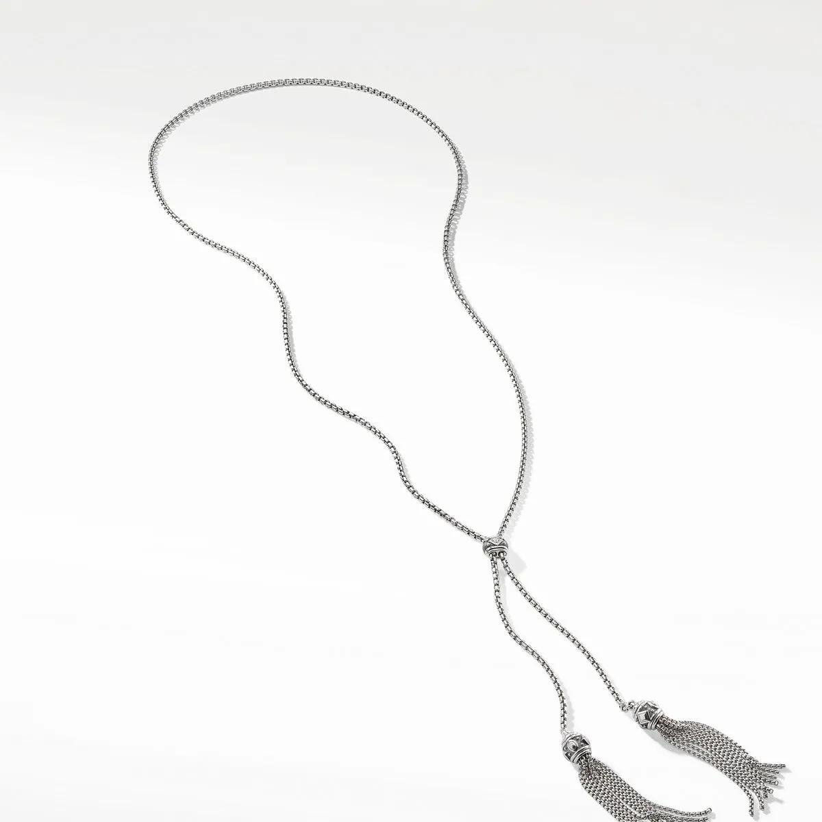 Renaissance Necklace with Diamonds in Silver