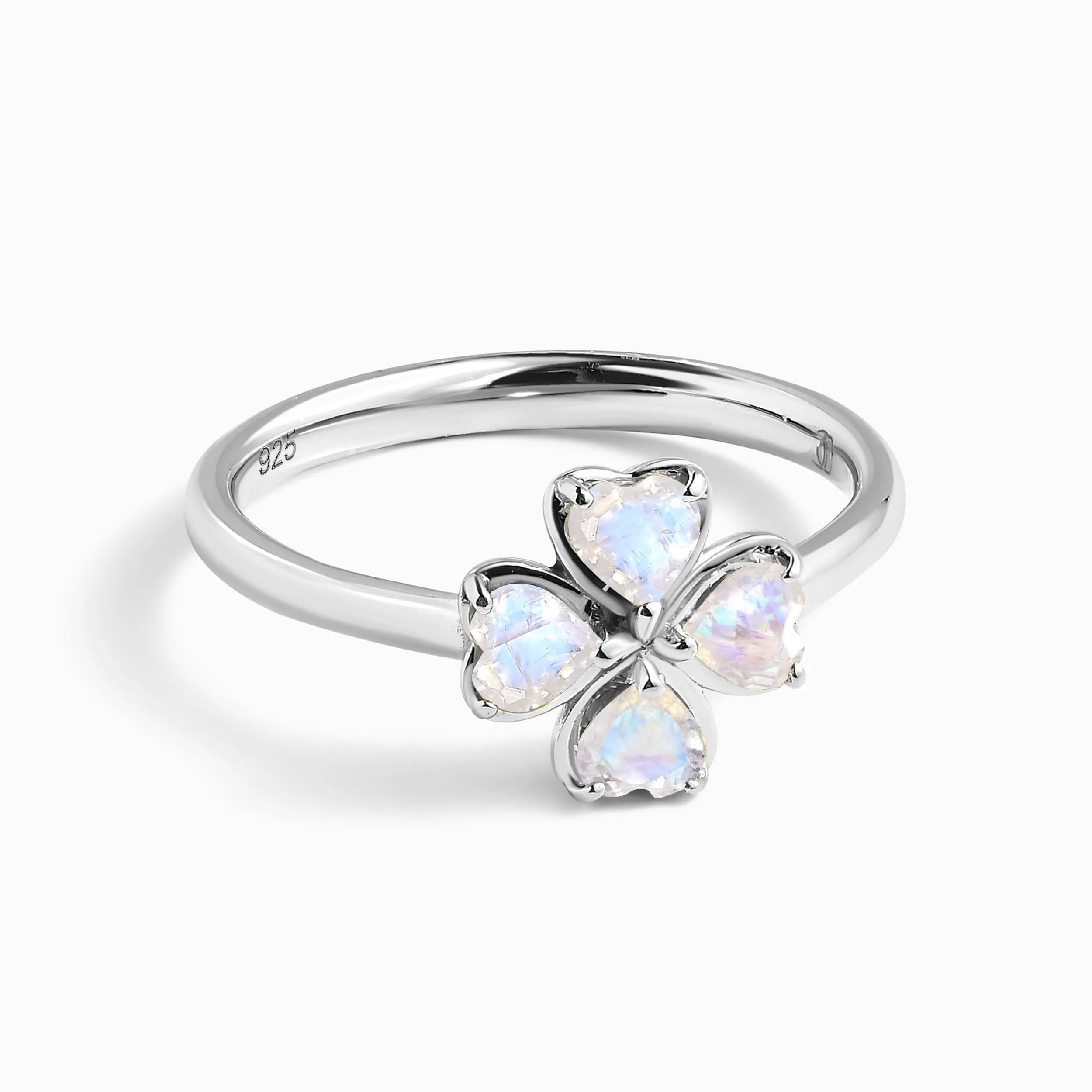 Shamrock Ring - Moonstone