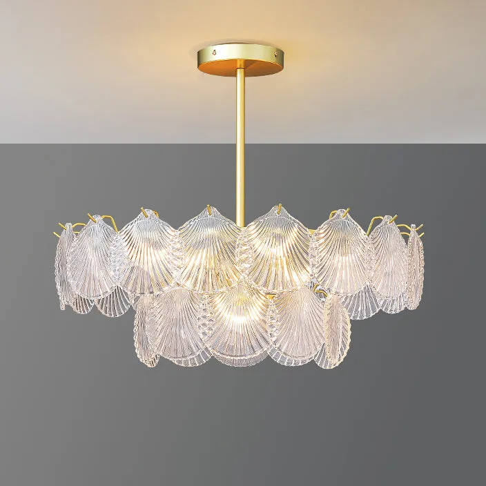 Shell Glass chandelier