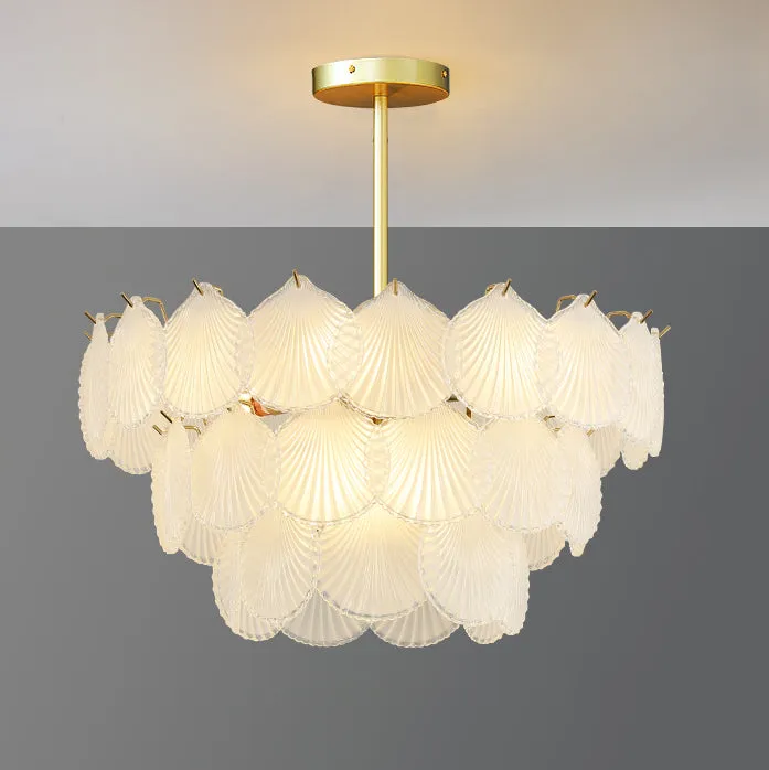 Shell Glass chandelier