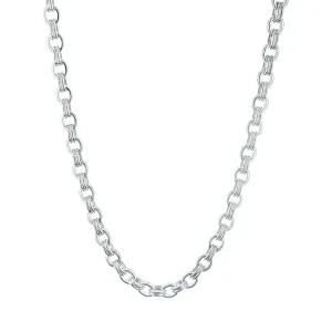 Slane Diamond and Oval Link Toggle Necklace