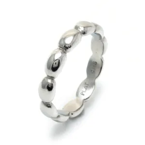 Small Pebble Stacking Ring
