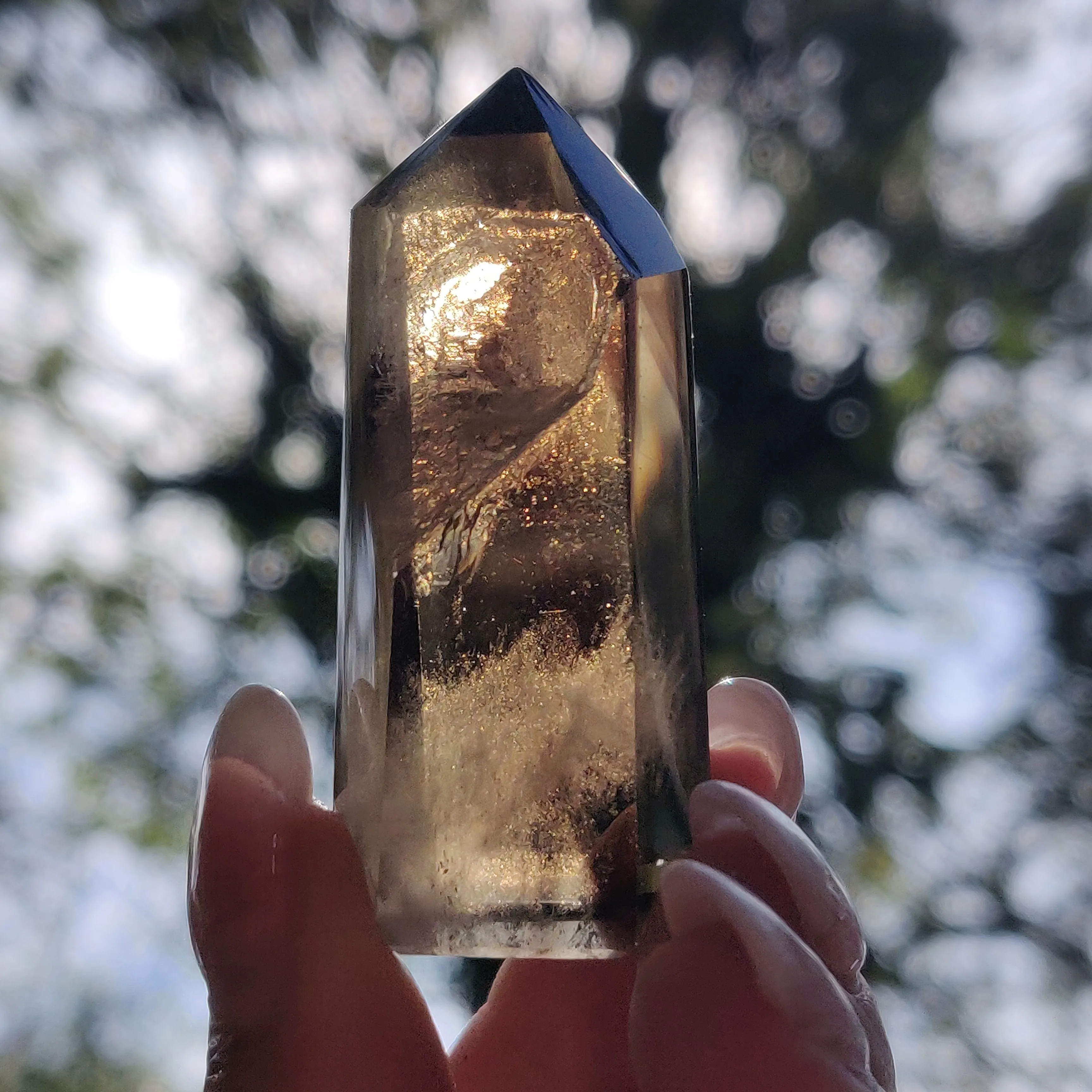 Smoky Citrine Point (#7E)
