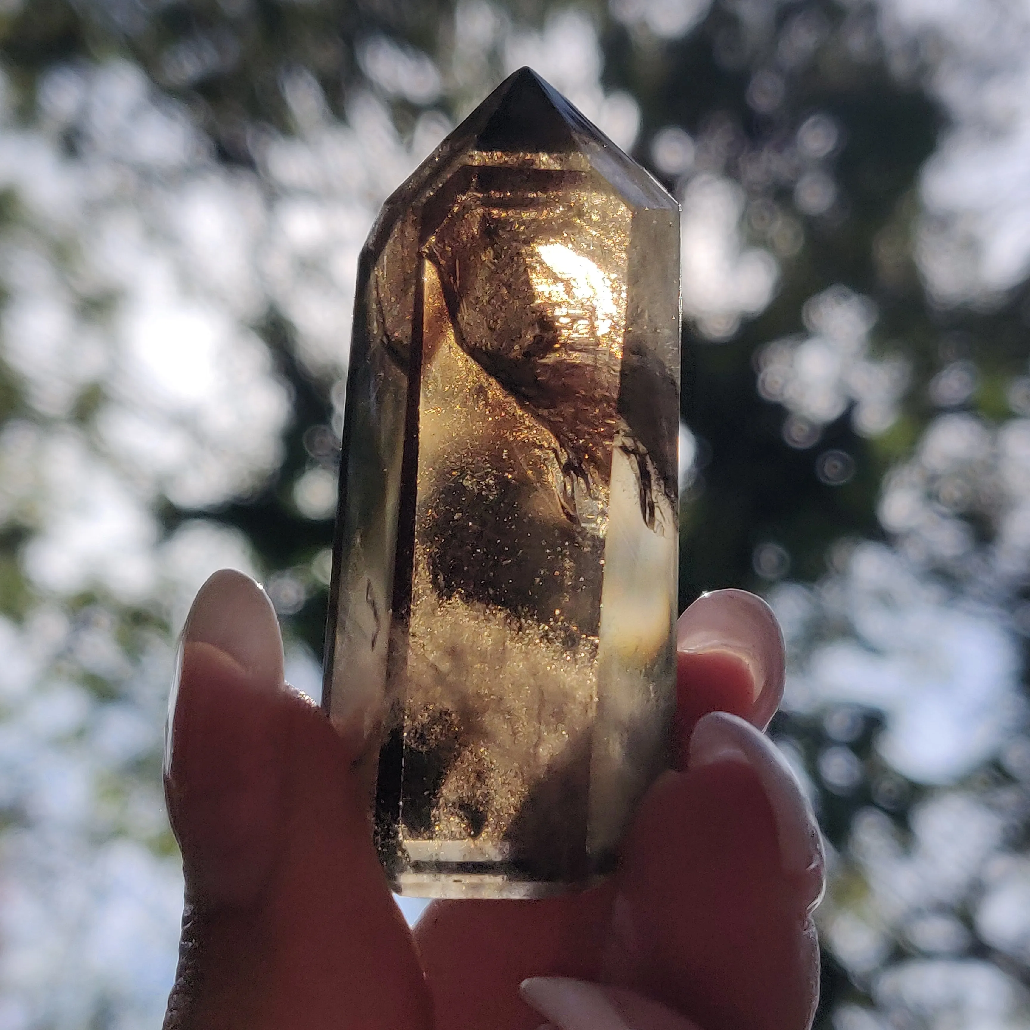 Smoky Citrine Point (#7E)