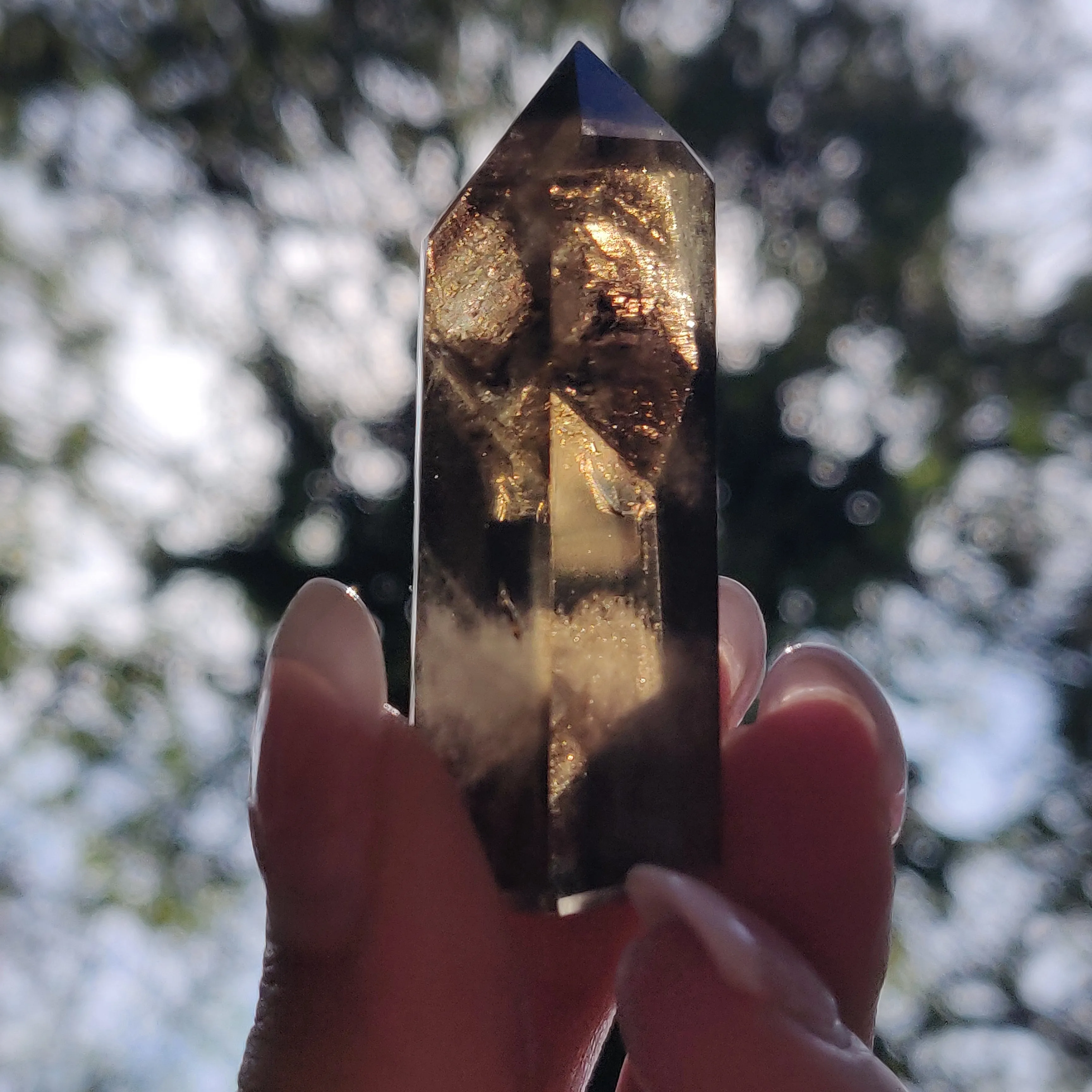 Smoky Citrine Point (#7E)