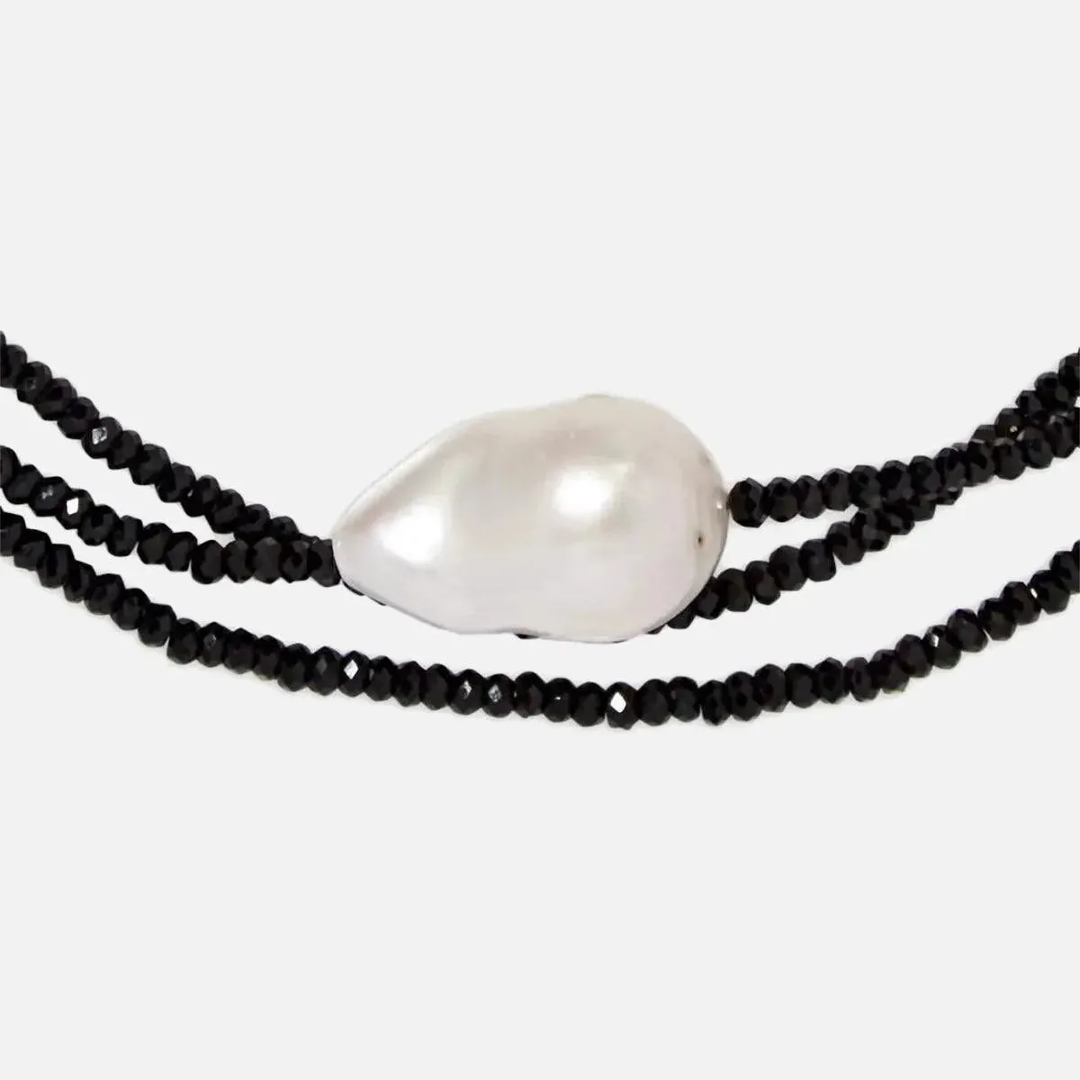 Spinel Triple Strand Gemstone Choker