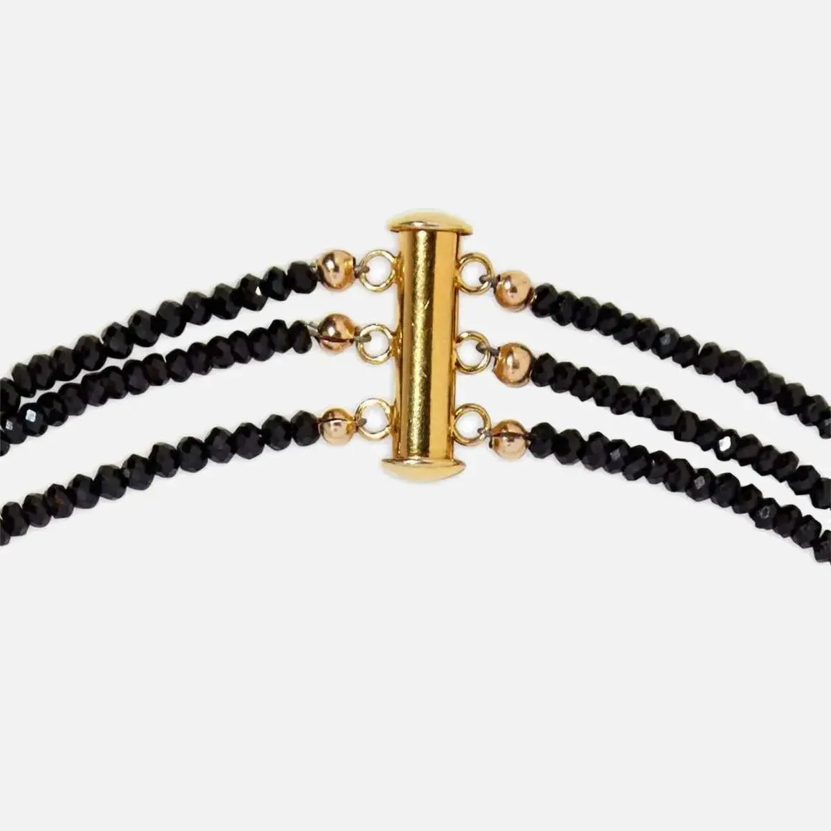 Spinel Triple Strand Gemstone Choker