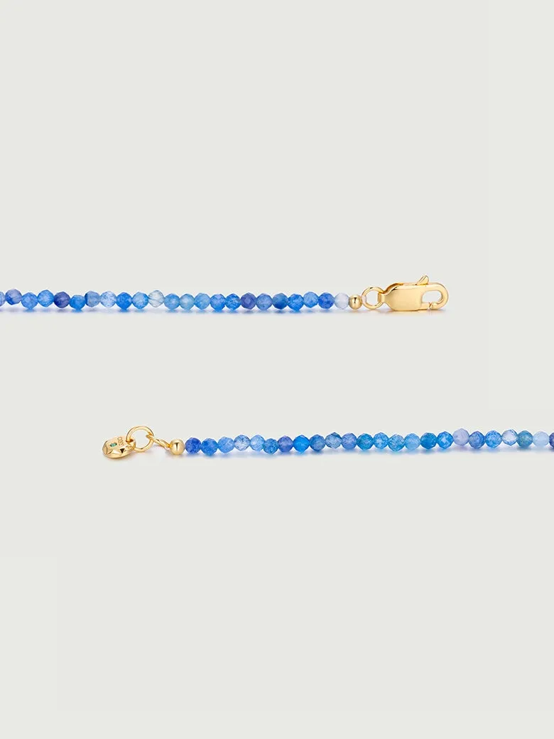 Texture Gemstone Necklace