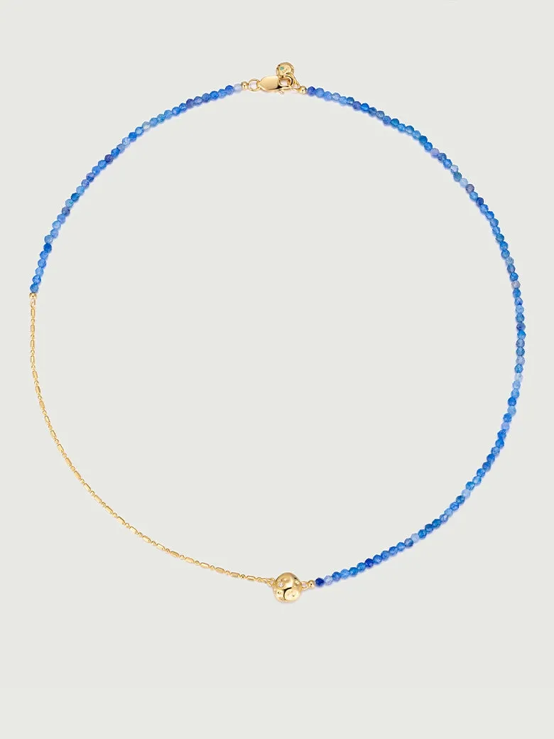 Texture Gemstone Necklace