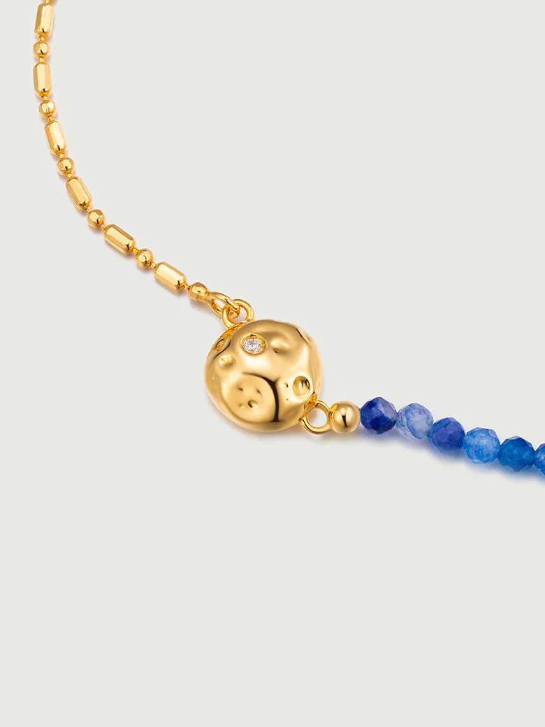 Texture Gemstone Necklace