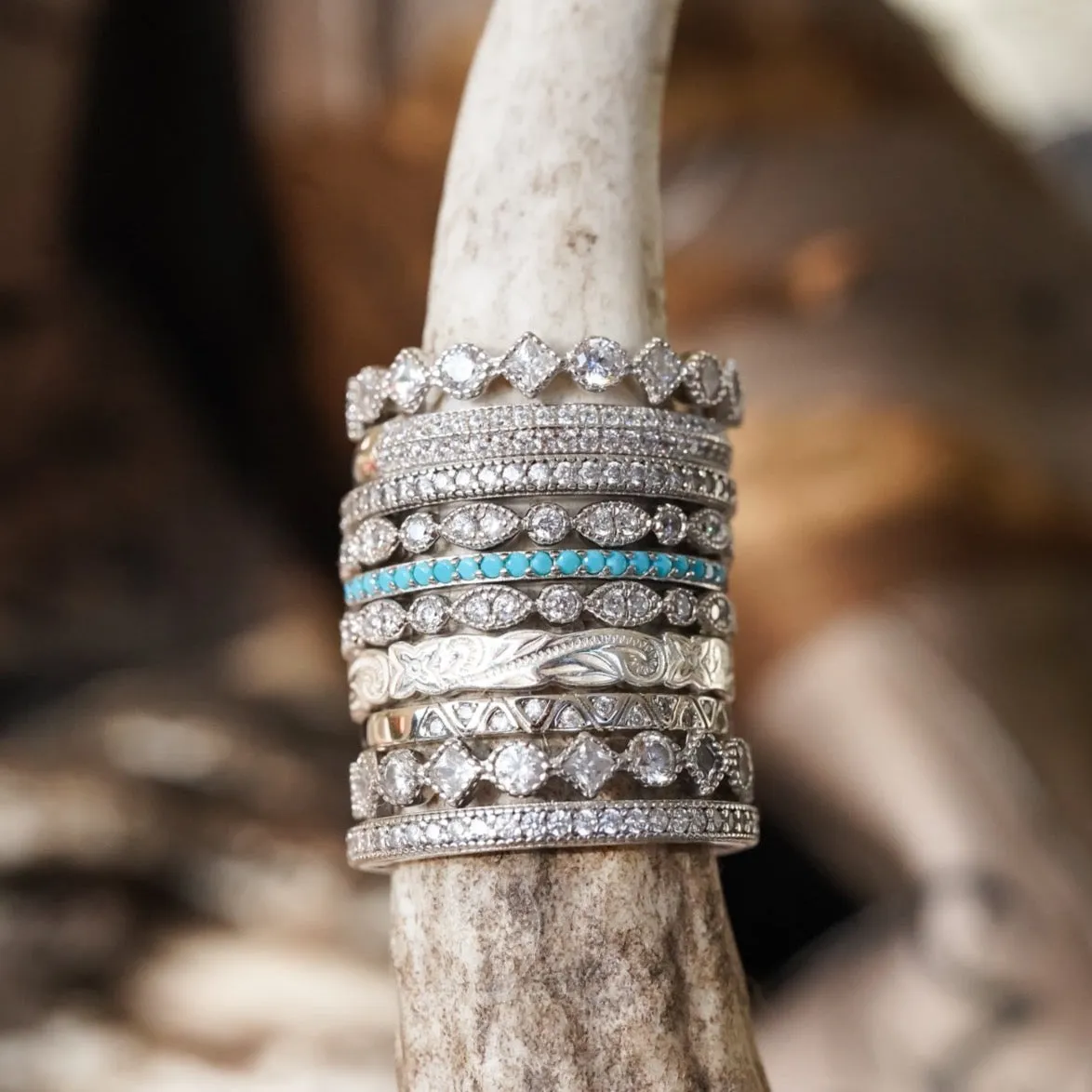 The Art Deco Stacking Ring
