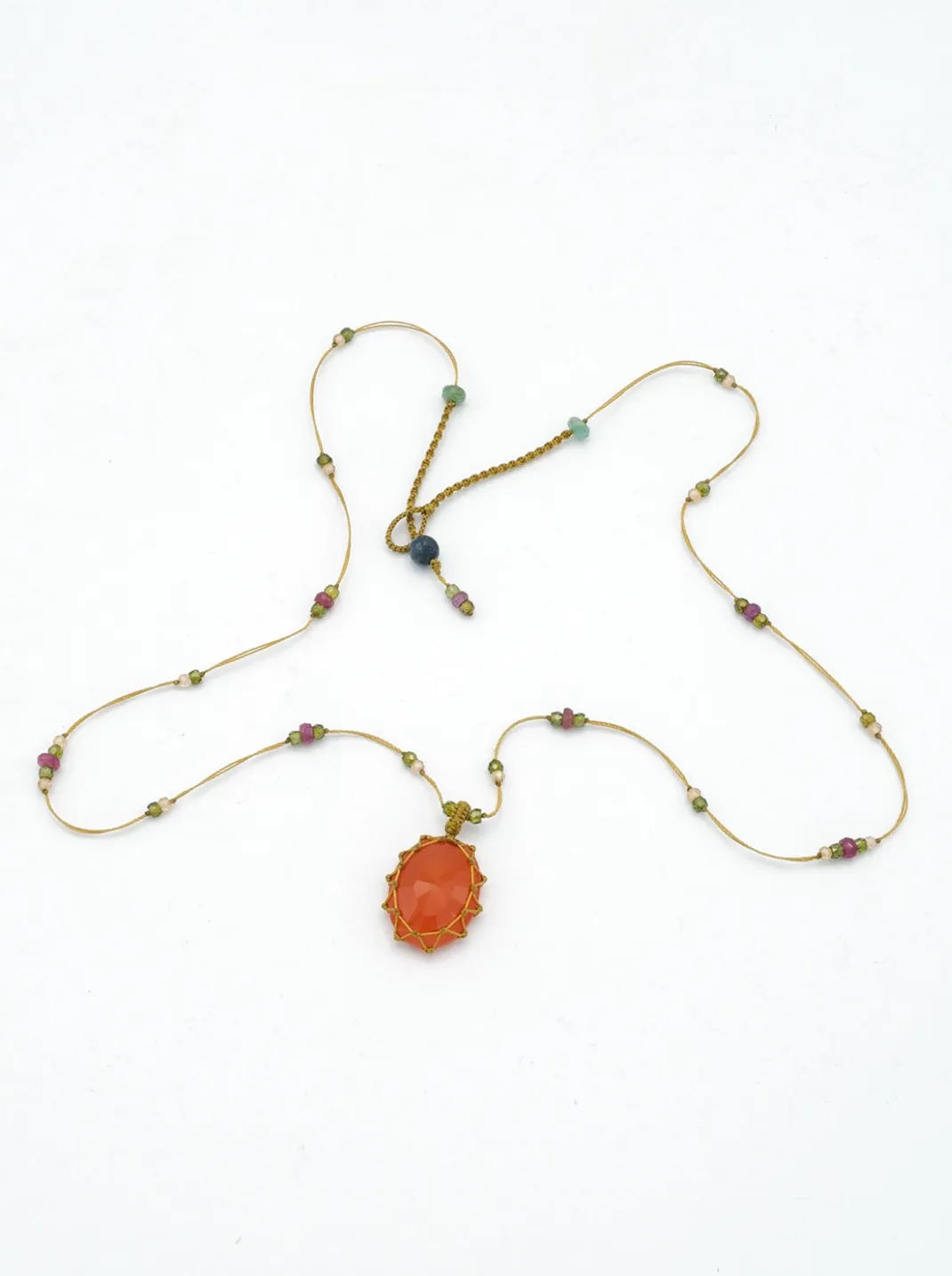 Tibetan Necklace - Carnelian