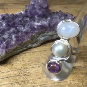 Triple Gem Ring - VR126
