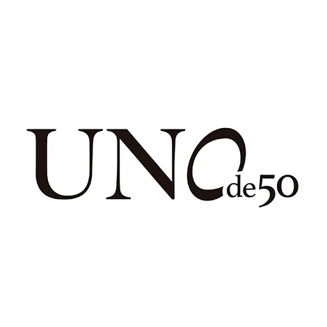 UNOde50 Double 18K Gold-plated Necklace with White Topaz
