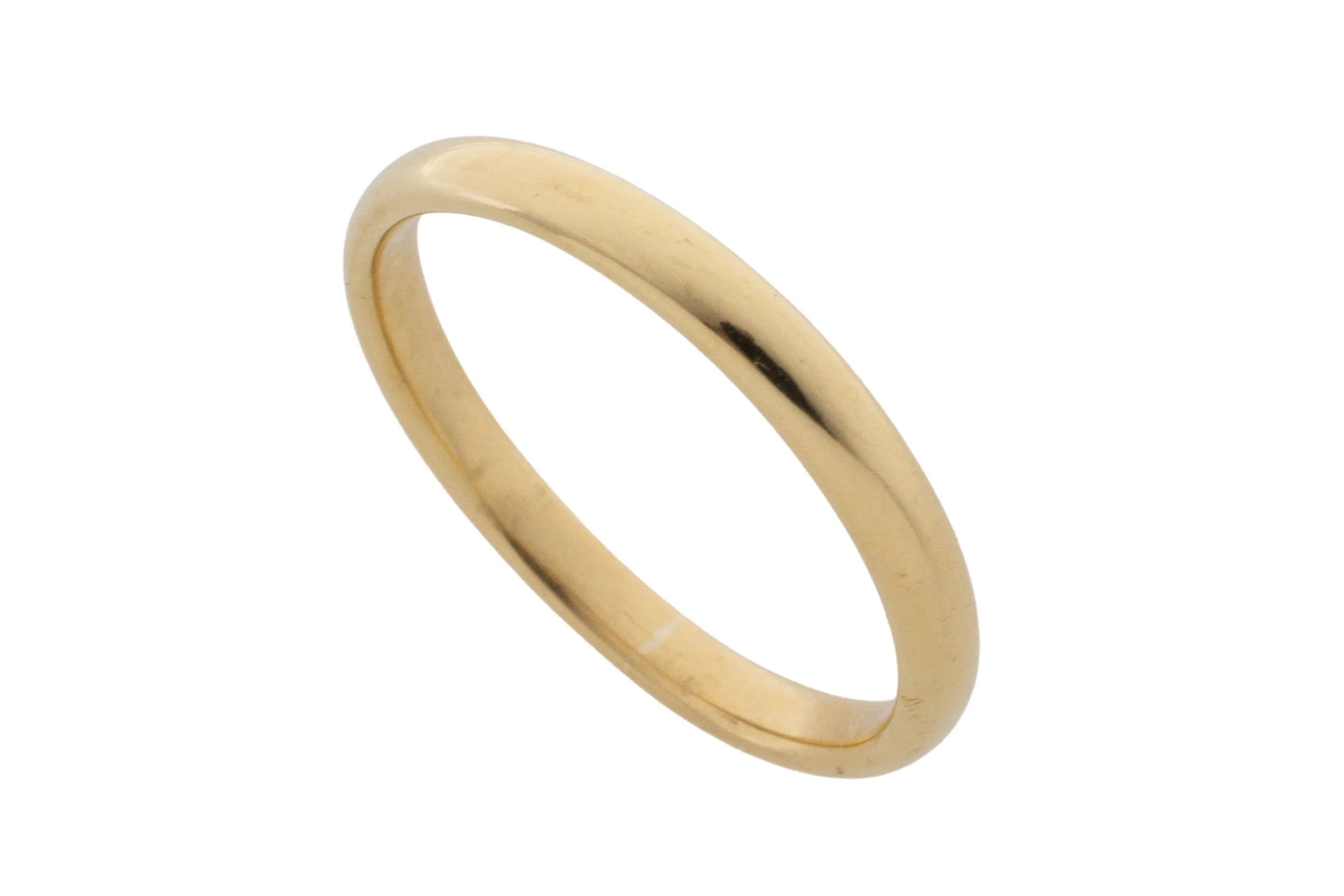 Vintage 18 carat gold wedding band