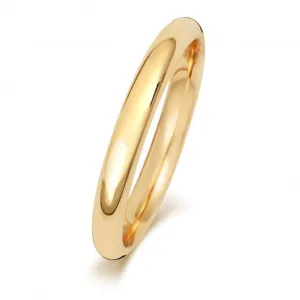 Wedding Band 18K Trad Court 2.5mm-1.4 Wedding  Ring WQ162M