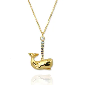 Whale Pendant with Water Spout
