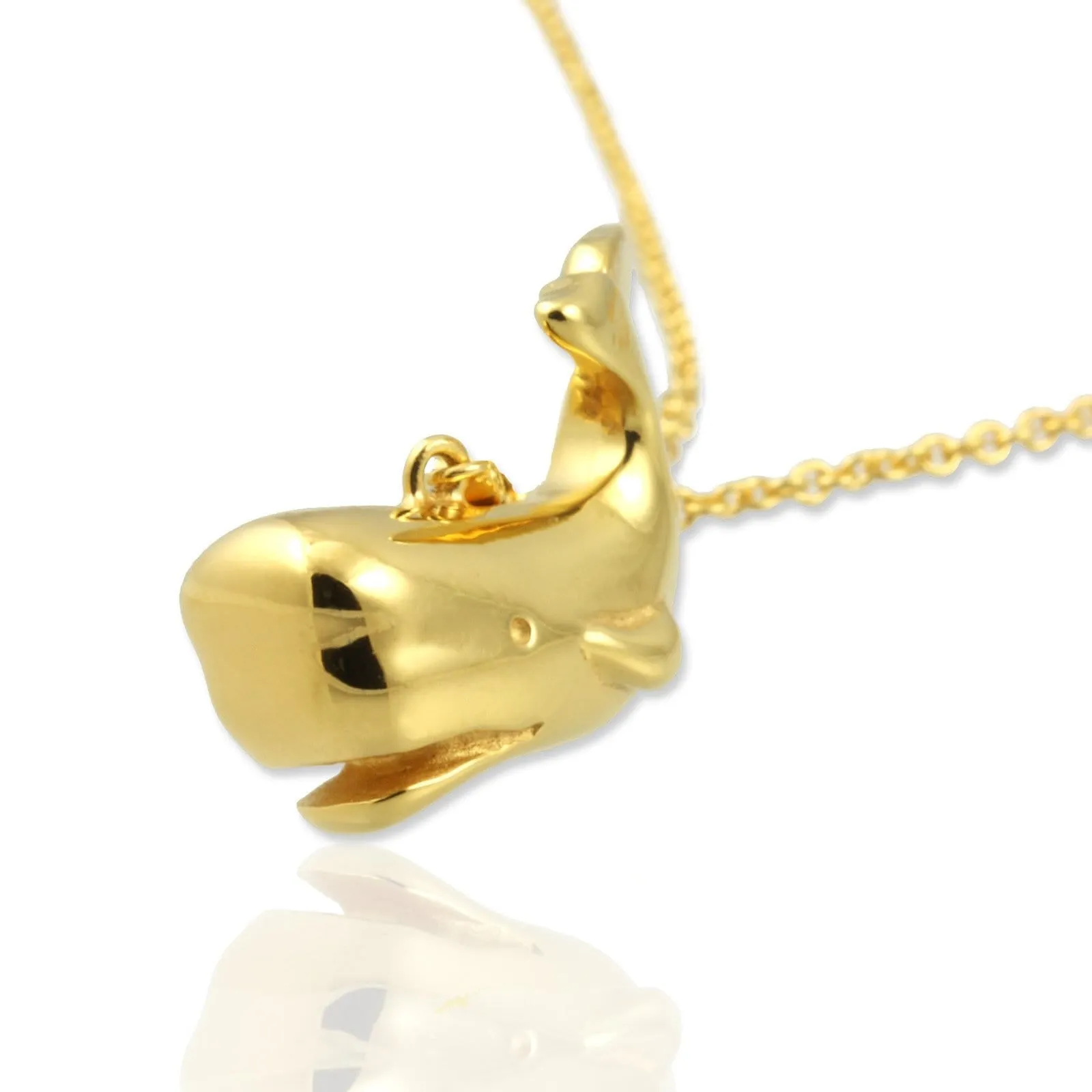 Whale Pendant with Water Spout