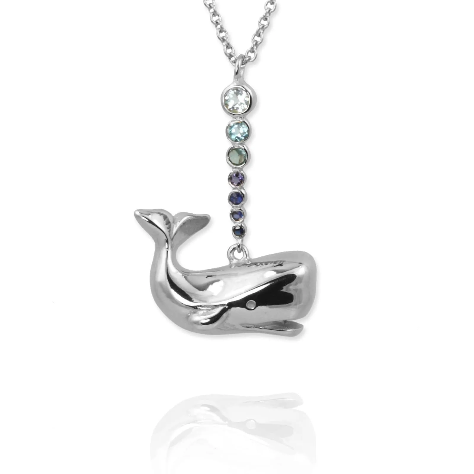 Whale Pendant with Water Spout