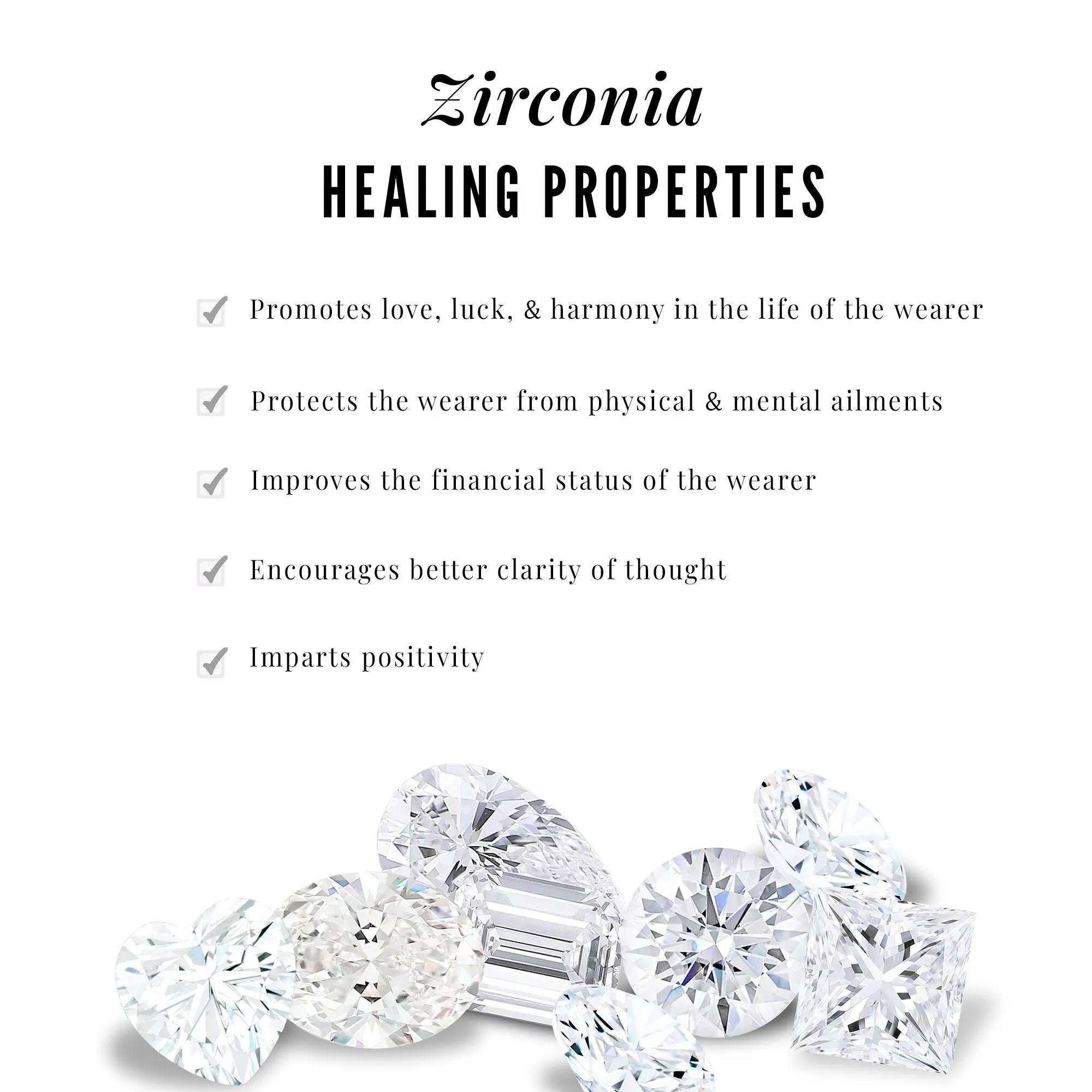 Zircon Designer Wedding Ring Set with Band